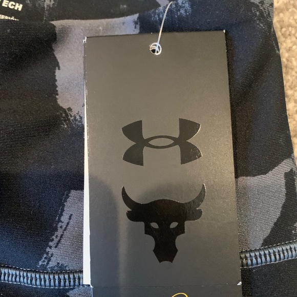 Women's Under Armour Project Rock Compression High Rise Leggings - Picture 4 of 5